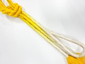 正絹　撚り房　手組帯締め